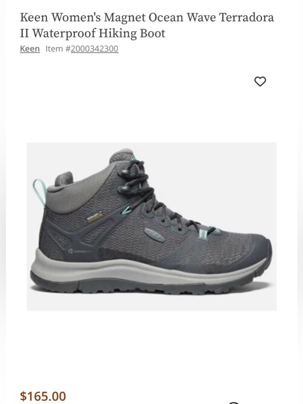 Keen Waterproof Hiking Boot